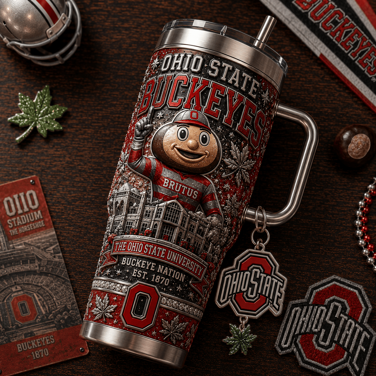 OSB 40oz Tumbler With Handle TTNL