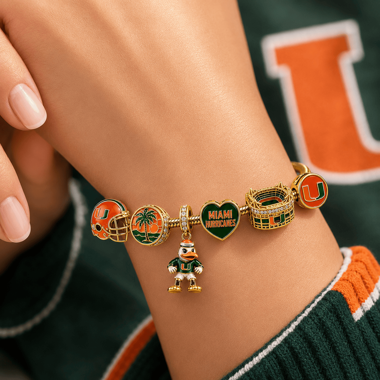 MHC Gold Charm Bracelet Set PTT