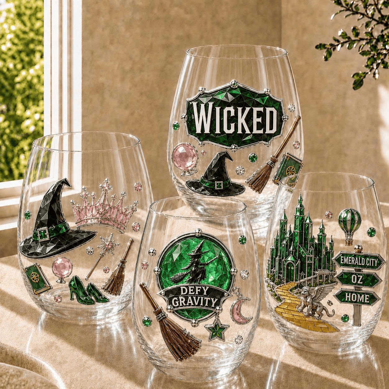 WICK Wine Glass Cup NHVH