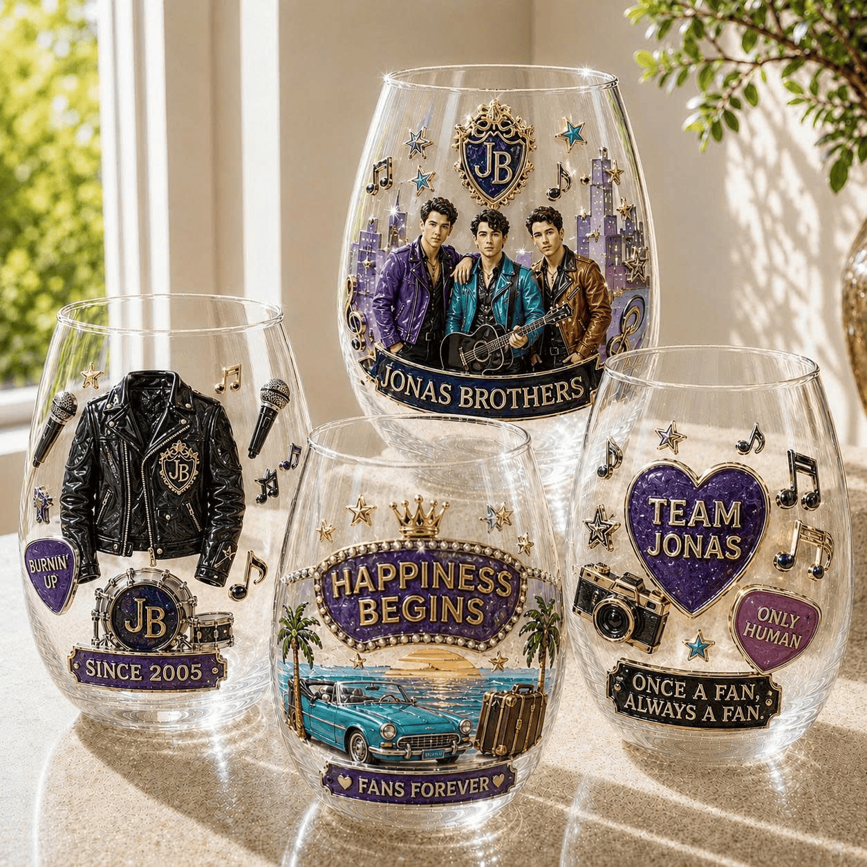 Premium JBB Wine Glass Cup TTN
